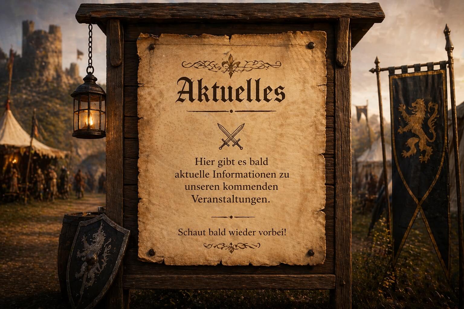 Hier findet ihr demnächst aktuelle Infos zu unseren Veranstaltungen...